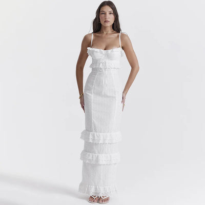 Embroidered Maxi Dress