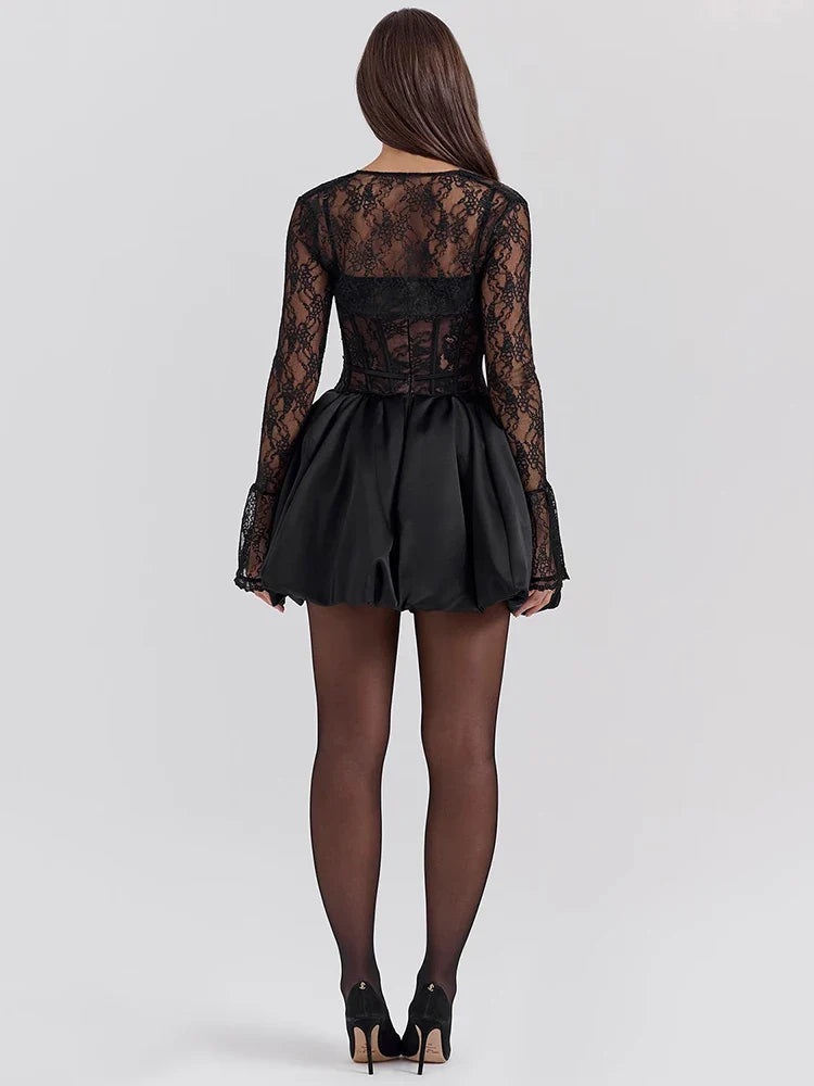 Emilia | Lace Mini Dress