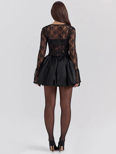 Emilia | Lace Mini Dress