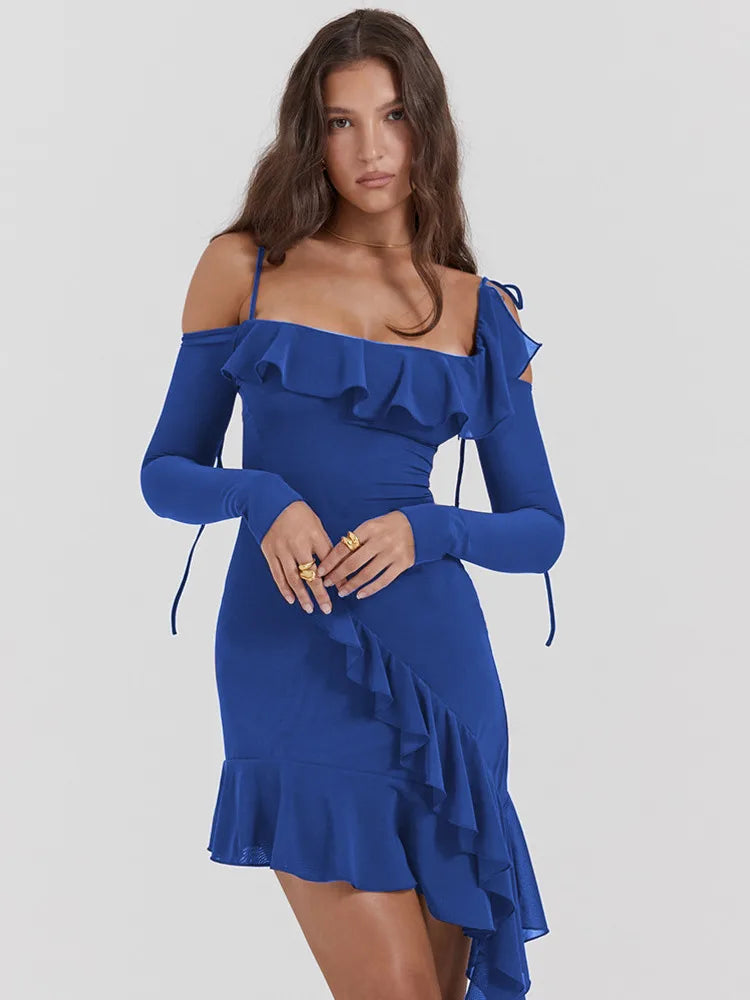 Ruched Mini Dress