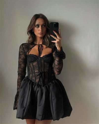 Emilia | Lace Mini Dress