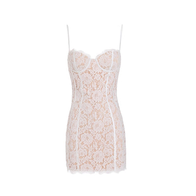 Sarah - Lace Mini Dress