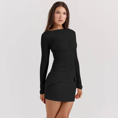 Long-Sleeve Bodycon Dress