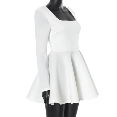 Fit-and-Flare Mini Dress