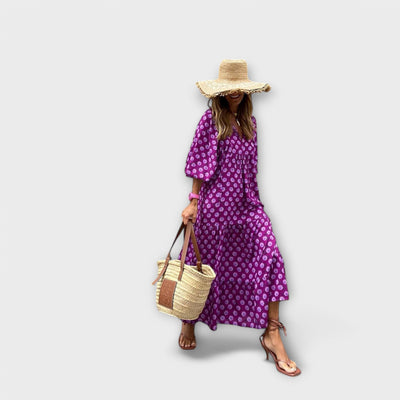 Geometric Maxi Dress