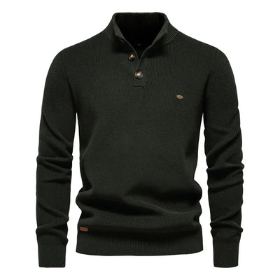MIRAVO | Men's Button Design Jumper