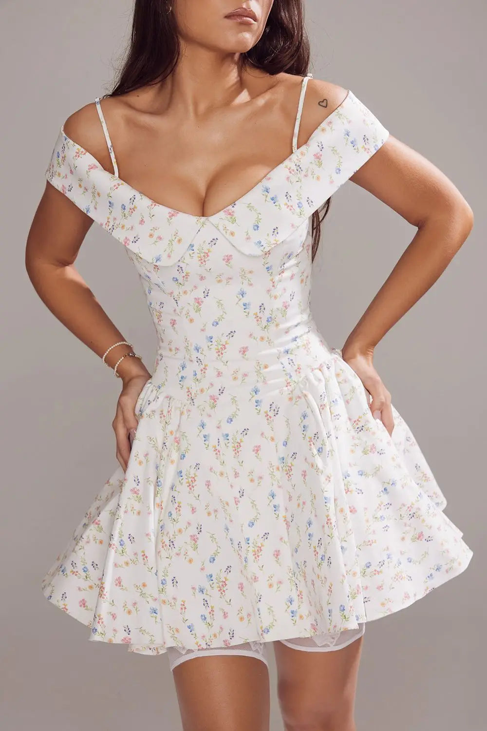Off-Shoulder Mini Dress