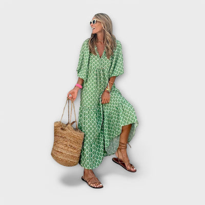 Geometric Maxi Dress