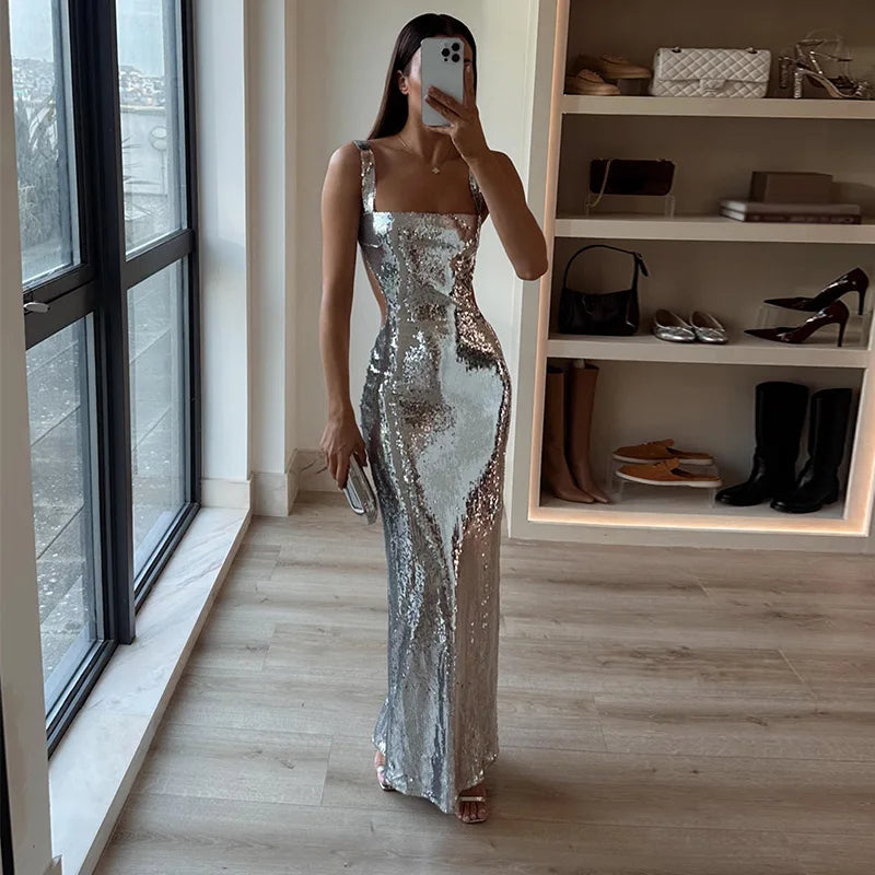 Zynara | Shimmer Maxi Dress