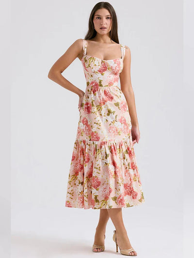 Floral Midi Dress - Marielle