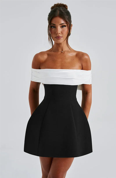Bianca | Satin Mini Dress