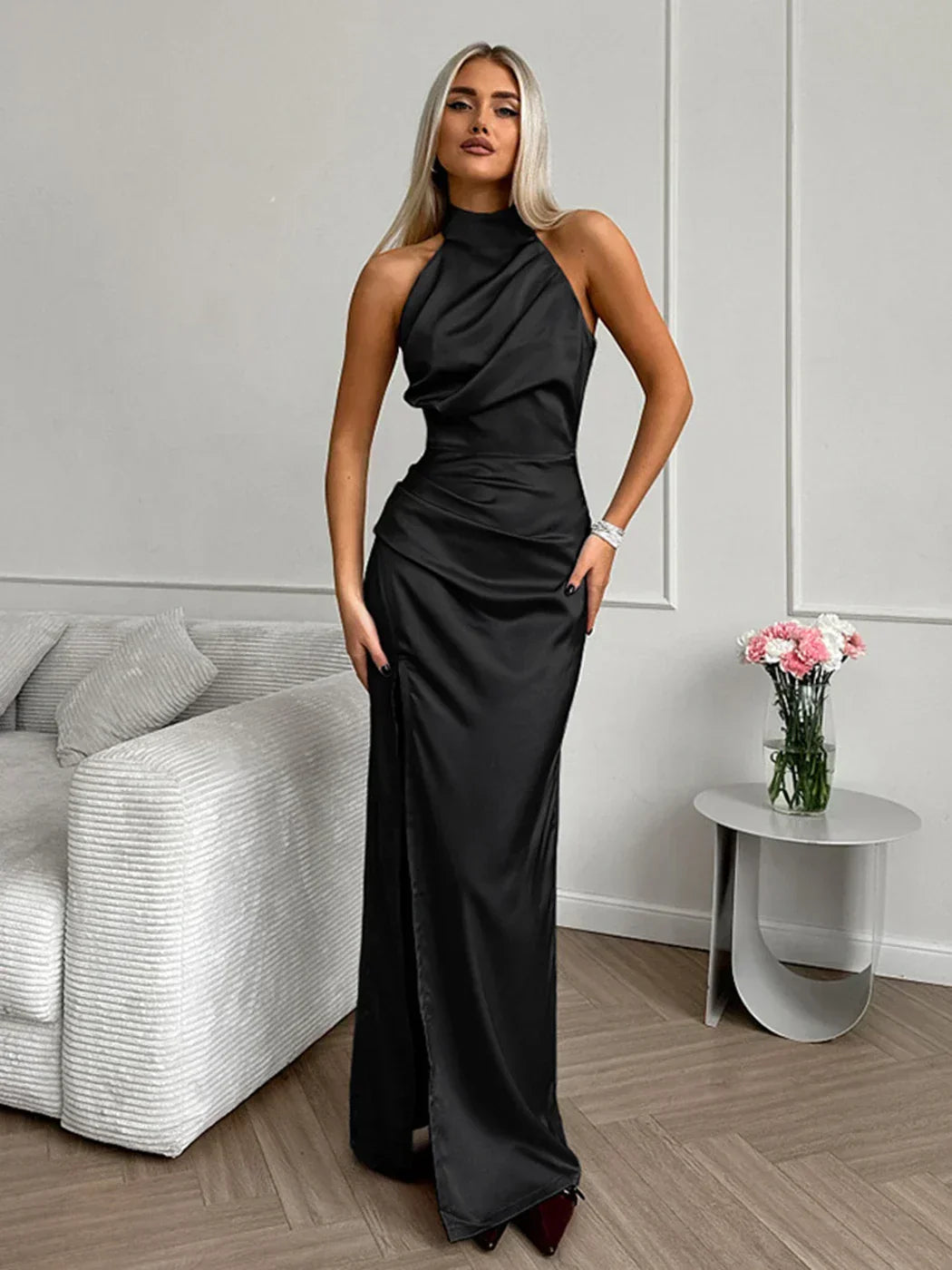 Satin Dress