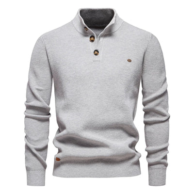 MIRAVO | Men's Button Design Jumper
