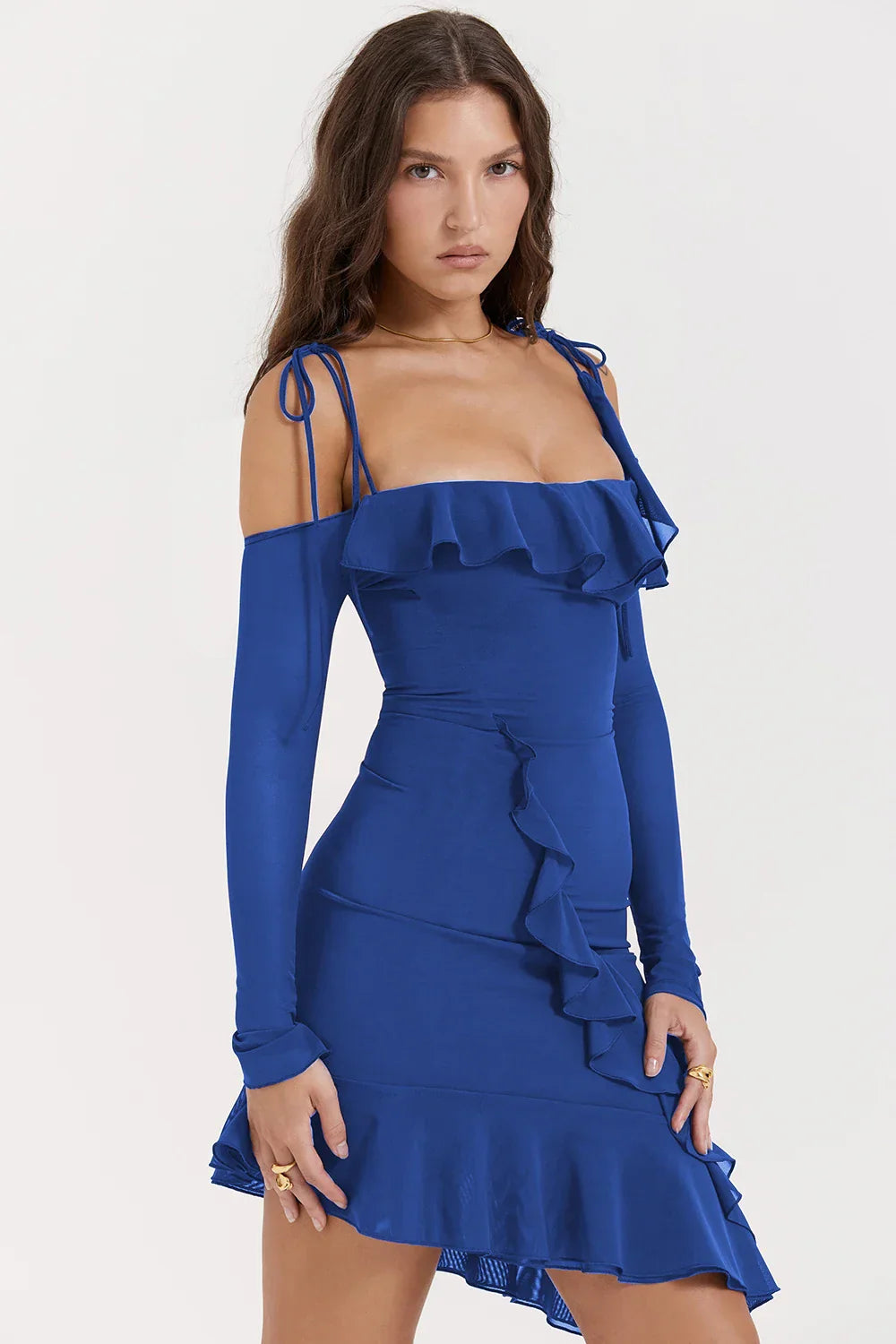 Ruched Mini Dress