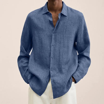 Linen Button-Up Shirt
