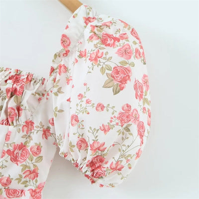 Floral Split Midi Dress - Adalyn