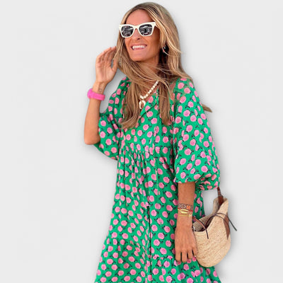 Geometric Maxi Dress