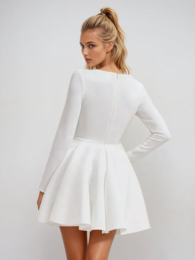 Fit-and-Flare Mini Dress