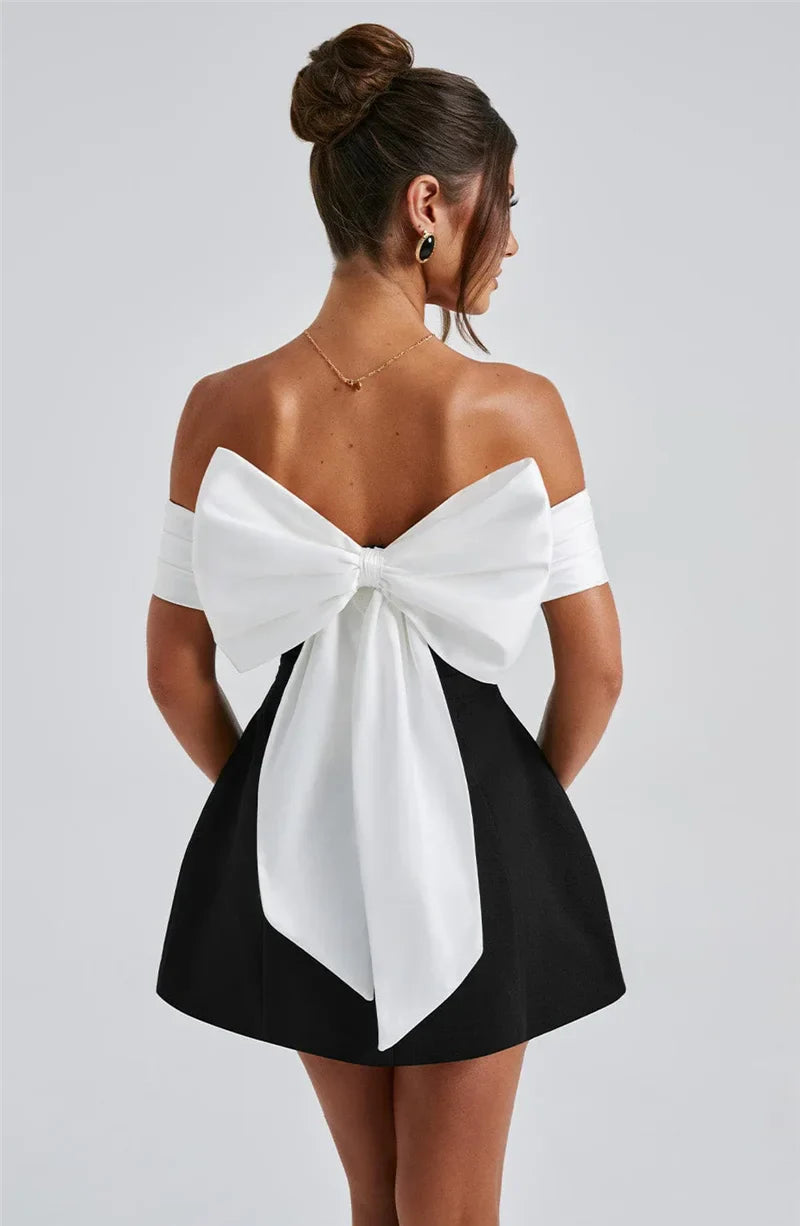Bianca | Satin Mini Dress