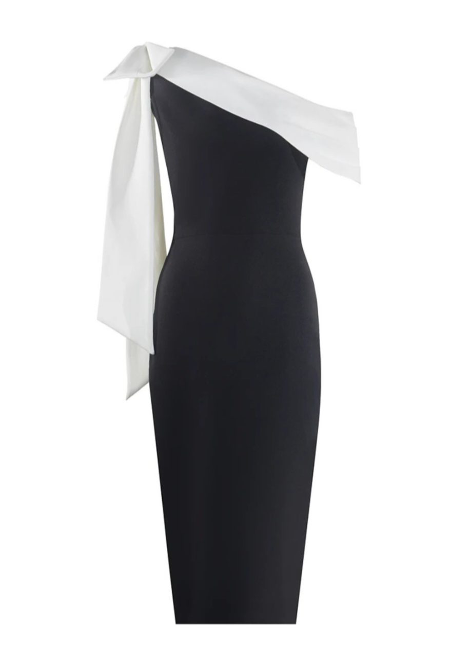 Lyriel | One-Shoulder Midi Dress