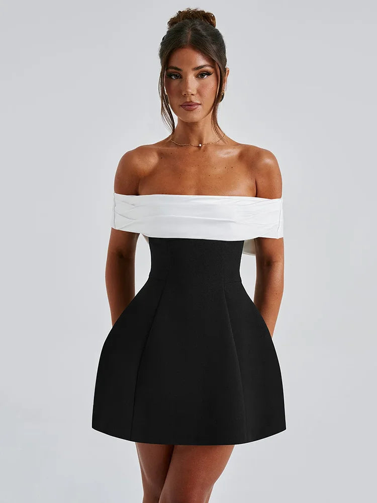 Bianca | Satin Mini Dress