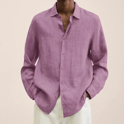 Linen Button-Up Shirt