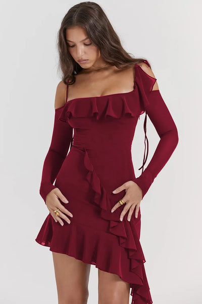 Ruched Mini Dress