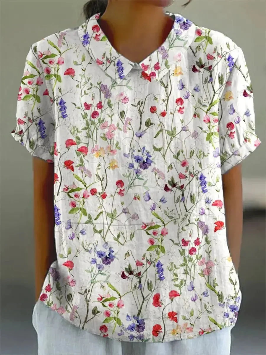 Silk dress "Family BBQ" – Elegant & refined