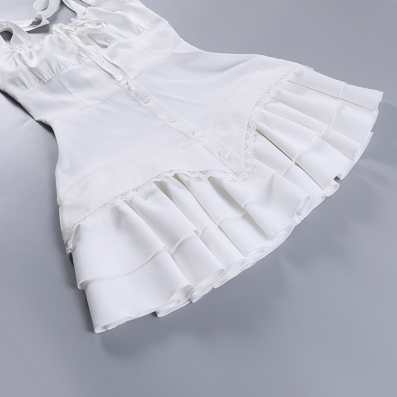 Milkmaid Mini Dress