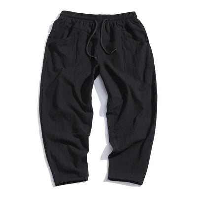 Cropped Linen Trousers