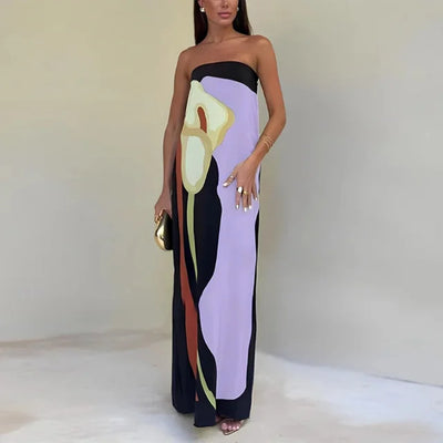 Avocado Print Dress | Model