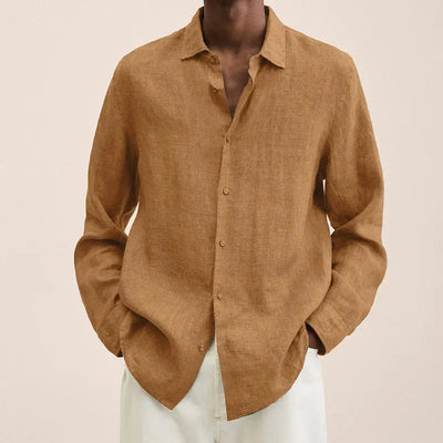 Linen Button-Up Shirt