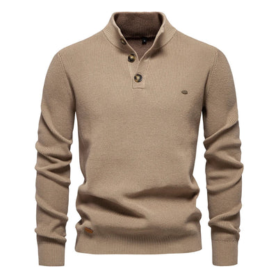 MIRAVO | Men's Button Design Jumper