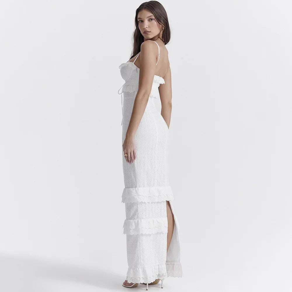 Embroidered Maxi Dress