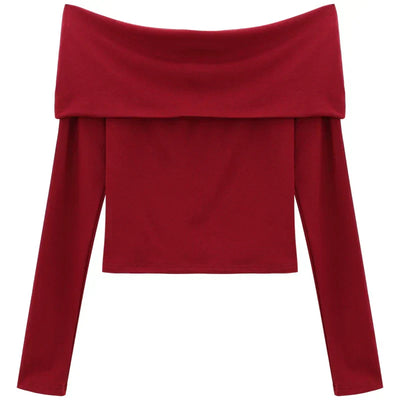 Linen off-shoulder top "Sunset Soirée" – Fresh & feminine