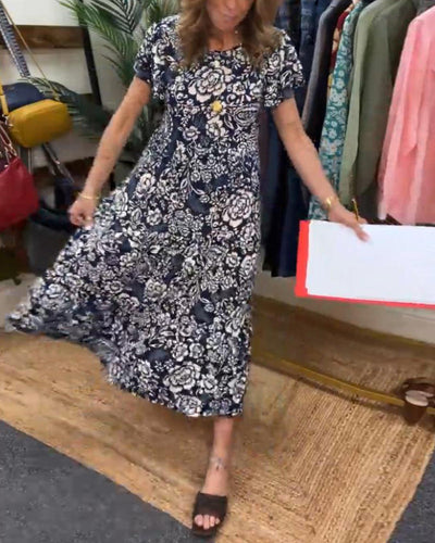 Floral Print Maxi Dress