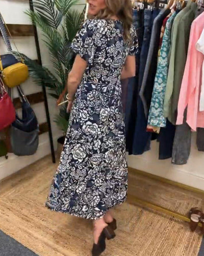 Floral Print Maxi Dress