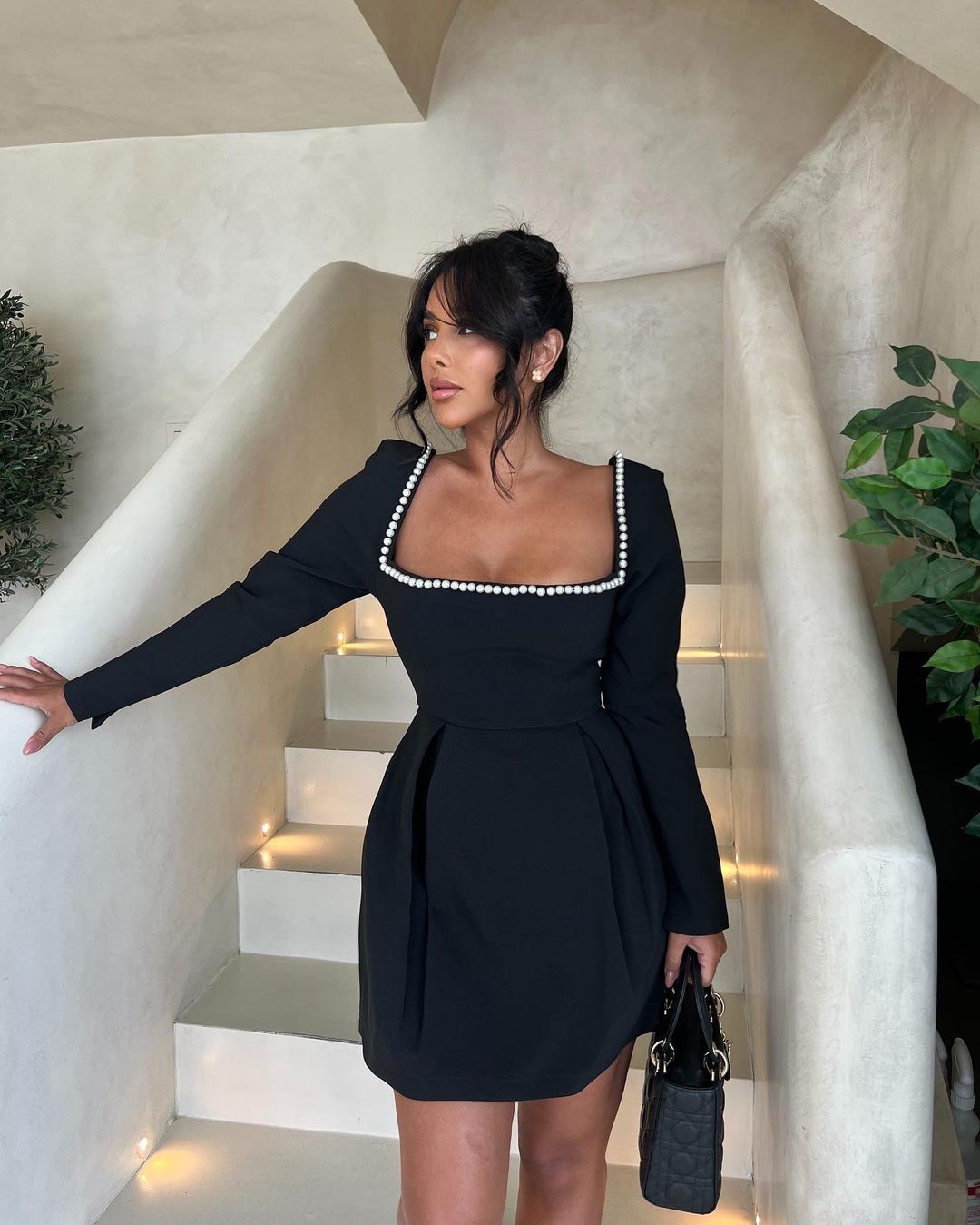 Cyrillae | Pleated Mini Dress