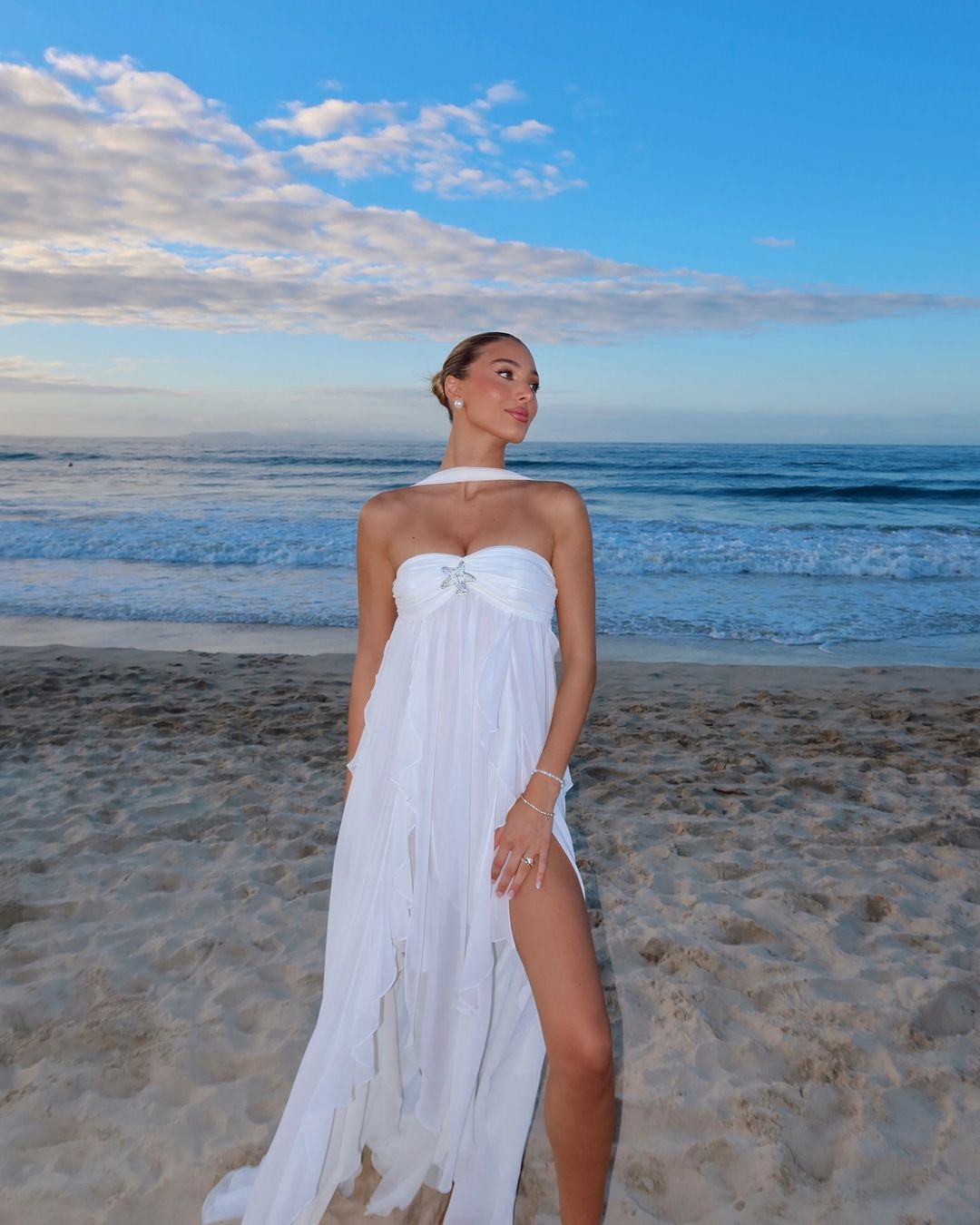 Ruffle Maxi Dress | Zylena
