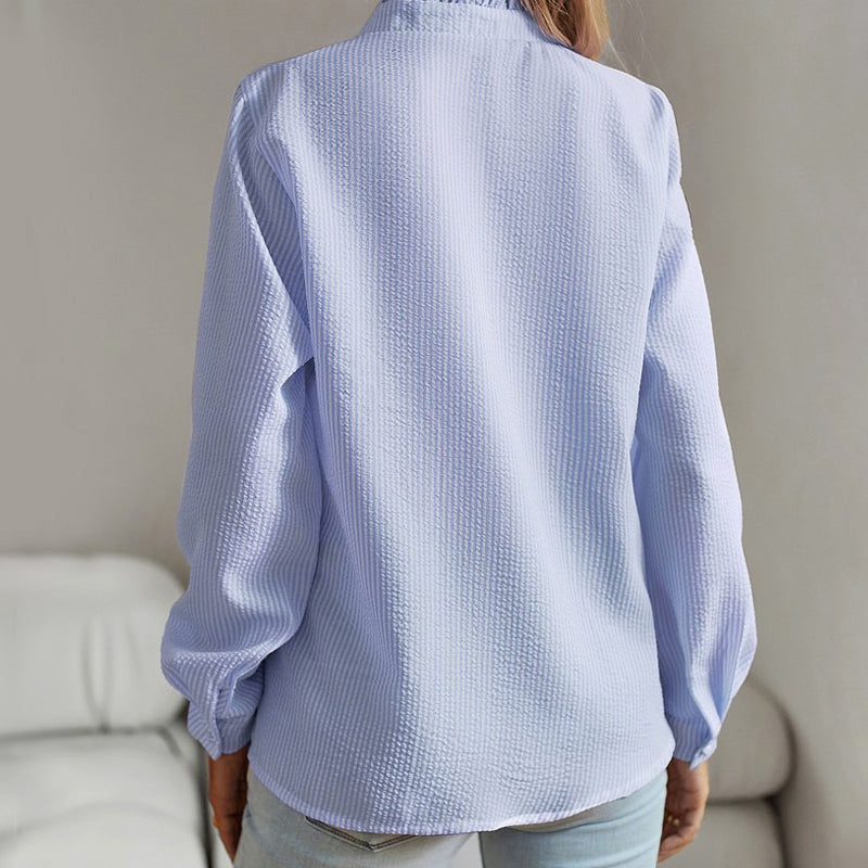 Ruffle Trim Shirt - Sofia