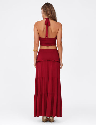 Solea | Twist Waist Maxi