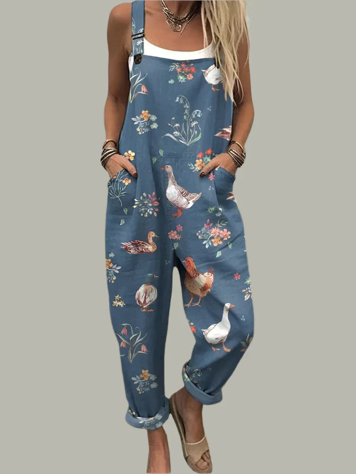 Vintage Wide-Leg Jumpsuit