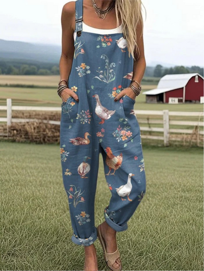 Vintage Wide-Leg Jumpsuit