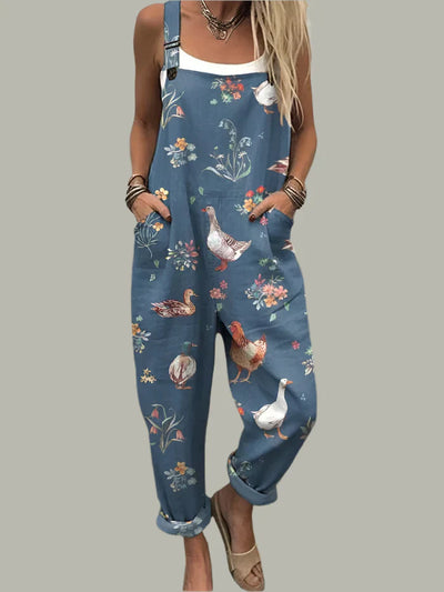 Vintage Wide-Leg Jumpsuit