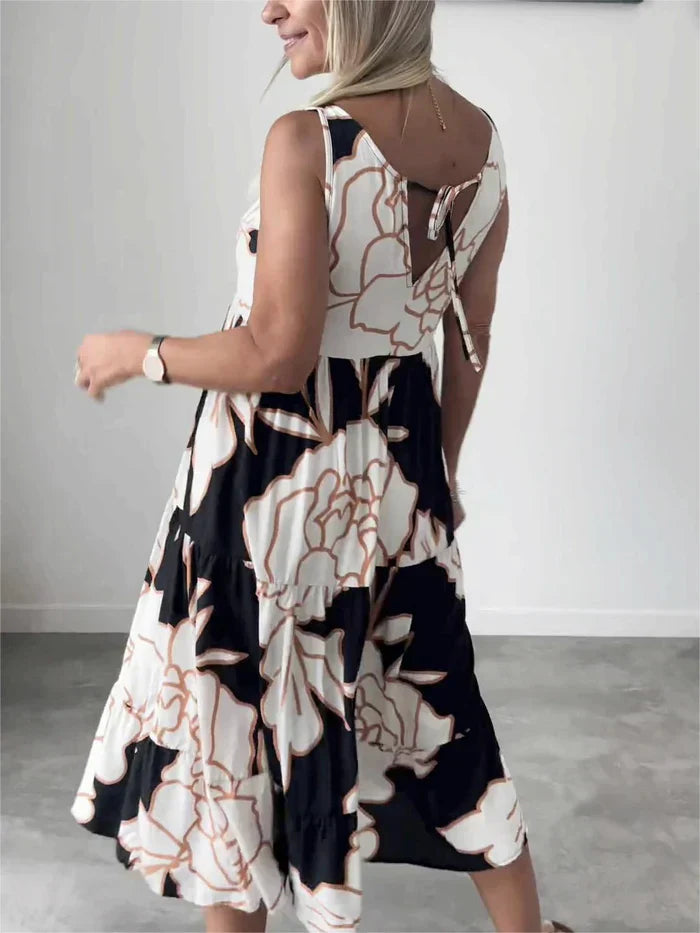 Comfortable Floral Dress