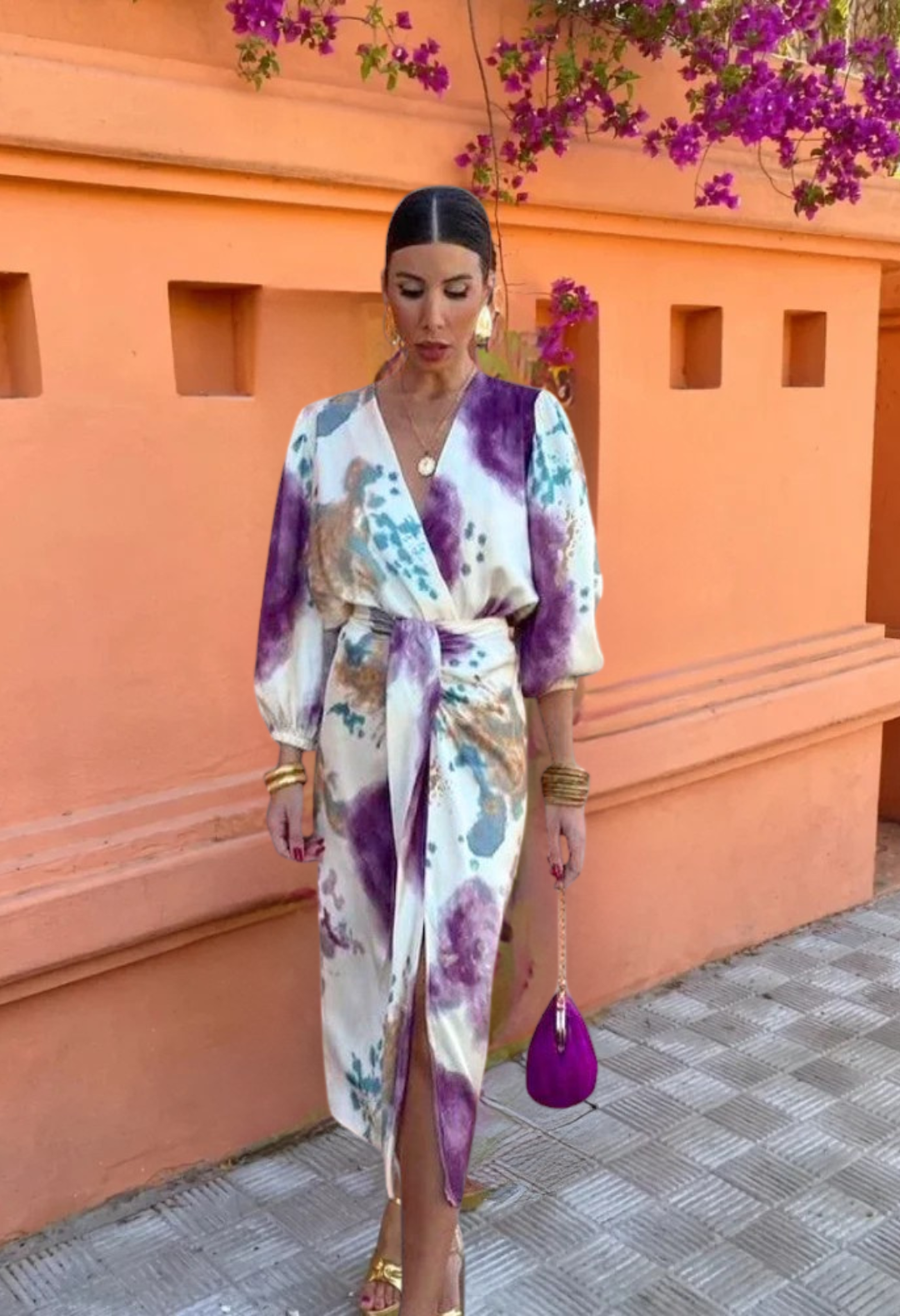 Elegant V-Neck Dress