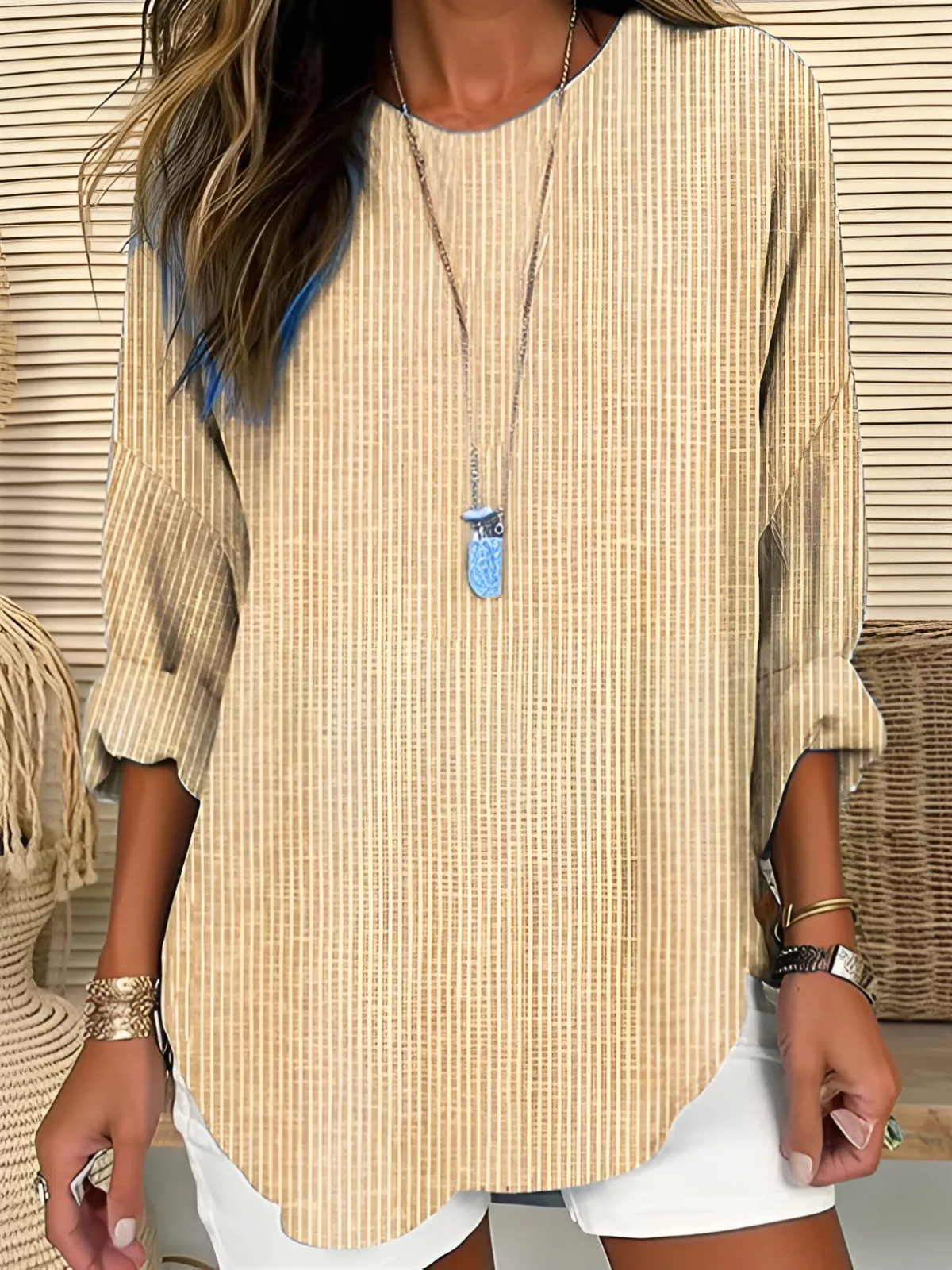Elegant Casual Summer Blouse
