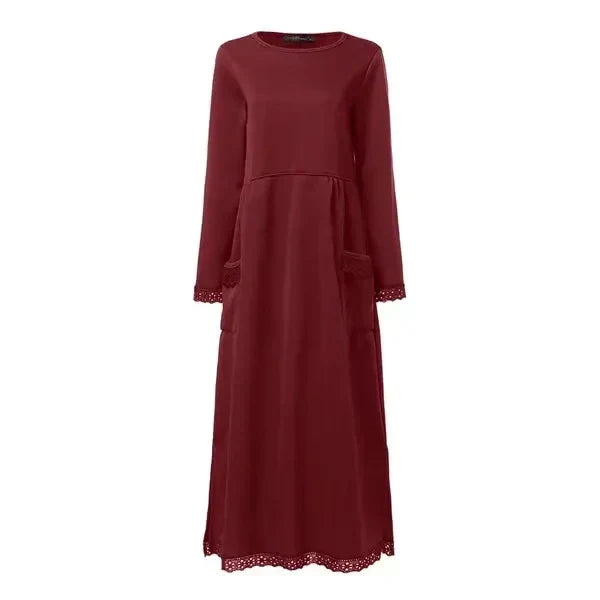 Wool & Cotton Maxi Dress