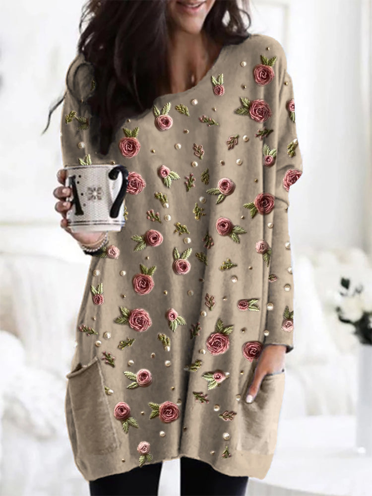 Rose Pattern Tunic