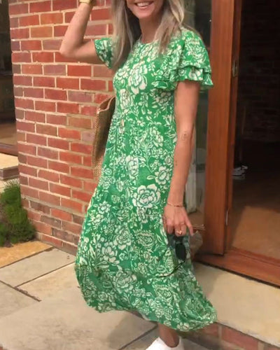 Floral Print Maxi Dress